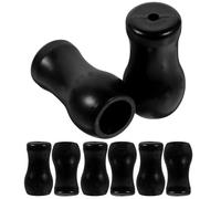 Homoyoyo 8pcs Black PVC Blind Cord Pull Knob for Blinds Replacement Parts with Reliable Function and Easy Installation Suitable for Window Curtain Crafts