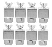 Homoyoyo 8pcs Butt Welding Clamps Tightening Welding Butterfly Clips Practical Heavy-Duty Fasteners for Metal Fabrication and Machinery Manufacturing
