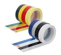Homoyoyo 8pcs Colorful Masking Tape Self-adhesive Scrapbook Craft Tape for Labeling School Supplies Painter Trim with Easy-tear Writable Design for Efficient Organization