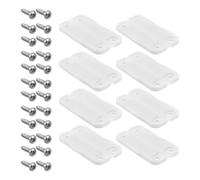Homoyoyo 8pcs Cooler Hinge Replacement with Screws Plastic Lid Hinges for Ice Chest Repair Compatible with Igloo Coolers