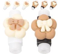 Homoyoyo 8Pcs Cute Cartoon Data Cable Protectors, Charger Cord Sleeves with Flower Pattern, Sturdy Phone Charging Cable Covers for Electronics Accessories