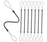 Homoyoyo 8pcs Elastic Stylus Pen Lanyards with Spring Coil Rope for Touchscreen Pens, Anti-lost Tether Straps Suitable for Digital Artists and Tablet Users, Plastic Material Wrist Strap Set