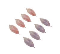 Homoyoyo 8pcs Gradient Embroidery Leaf Hair Clips Hair Grips for Bangs Medium Size Non-slip Clamp Set for Women and Girls Stylish Styling Accessories