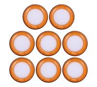 Homoyoyo 8pcs Hand Counting Machine Fingertip Moistener Wet Sponge Moistener Reusable Comfortable Plastic Sponge Cup Shape Office Cash Counting Tool for Bank Clerks Random Color