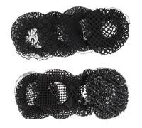 Homoyoyo 8pcs Invisible Elastic Hairnets High-elastic Breathable Hair Bun Holders for Dancers Ballet Girls Snoods Lightweight Hair Nets for Dance and Styling