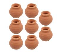 Homoyoyo 8pcs Mini Terracotta Planters Small Clay Succulent Pots Indoor Nursery Pots for Tiny Plants Desktop and Windowsill Gardening