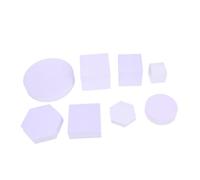 Homoyoyo 8pcs Purple Geometric Photo Props Set, Three-dimensional Stereo Cubes and Cylinders, Foam Photography Posing Props for Studio Photoshoot and Creative Decoration