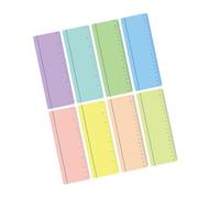 Homoyoyo 8PCS Reading Strips for Dyslexia Reading Rulers Guided Bookmark Rulers for Classroom Use Pet Material Aids for All Ages