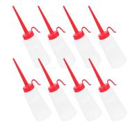 Homoyoyo 8pcs Sewing Machine Oil Dispensers with Long Nozzle and Hanging Hook Plastic Squeeze Bottles for Precise and No-spill Application in Sewing Machine Maintenance