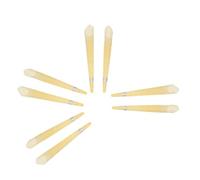 Homoyoyo 8pcs Trumpet Shape Ear Aromatherapy Candles with Protective Plugs Yellow Scented Beeswax Sticks for Ear Wax Removal Tinnitus Relief Stress Reduction