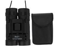 Homoyoyo 8x21 Compact Foldable Binoculars for Travel and Concerts with Anti-skid Handle and Lightweight Abs Material, for Day and Night Use in Low Light Conditions