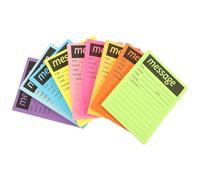 Homoyoyo 9 Books Compact Memo Pads Daily Use Note Stickers Self Adhesive Message Pads Multi-function Memo Sheets Urgent Notes Reminder for School Office Home