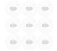 Homoyoyo 9pcs Air Hose Holder Clamp Aquarium Suction Cup Tubes Clips Easy Installation Sturdy Pvc Material Maintains Stability for Fish Tank Accessories