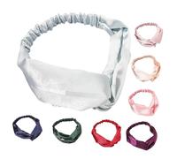 Homoyoyo 9Pcs Elastic Headbands for Women Decorative Yoga Headdress Cross Style Hair Accessories for Daily Wear Parties Fashion Outfits Elegant Mixed Colors for Various