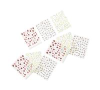 Homoyoyo 9Sheet Summer Fruit Nail Stickers Decals Self Adhesive Strawberry Lemon Cherry Manicure Decorations for Women DIY Stylish Fresh Fingertips