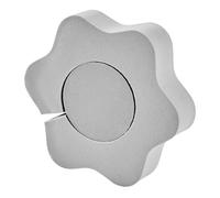 Homoyoyo Absorbent Flower-Shaped Kitchen Sponge Rapid Water Absorption Mirror and Faucet Cleaner Multi-Purpose and Sink Scrubber for Bathroom and Kitchen Surfaces Gray