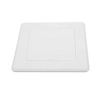 Homoyoyo Access Panel for Drywall Ceiling Decorative Cover Panel, Self Adhesive Abs Plastic, White, 15x15 Cm, for Plumbing and Electrical Systems, Residential Hallways, DIY Enthusiasts