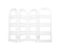 Homoyoyo Acrylic Earring Display Stand with Rotating Multi-Layer Design, Large Capacity Jewelry Organizer Rack for Earrings and Necklaces, Jewelry Storage Holder for Home and Craft Fair Use