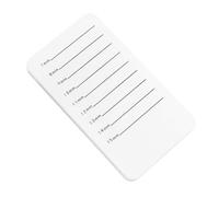 Homoyoyo Acrylic Eyelash Holder Tray with Scale Anti-break Extension Display Board for Professional Grafting and Personal Use