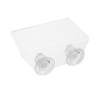 Homoyoyo Acrylic Floating Aquarium Ledge with Suction Cup for Corals and Aquatic Plants, Acrylic Shelf, Easy Installation for Freshwater Environments and Aquatic Setups