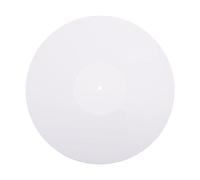 Homoyoyo Acrylic Record Mat for Turntable Mat White for Audio Record Use in Home Disc Setting Made from Acrylic for Vinyl