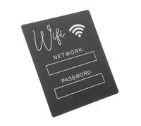 Homoyoyo Acrylic Wifi Password Sign Guest Network Access Password Sign Blank Wifi Board Table for Home Hotel Restaurant