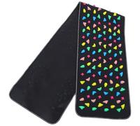 Homoyoyo Acupressure Board Foot Massage Mat with Pressure Points and Non-Slip Faux Leather Design Ergonomic Pebble Stone Path Foot Reflexology Mat for Home Spa Relaxation