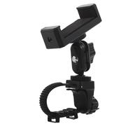 Homoyoyo Adjustable Clarinet Saxophone Phone Holder Stand with Lyre Clip, Universal Sheet Music Phone Mount for Woodwind Instruments and Mic Stands