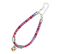 Homoyoyo Adjustable Ethnic Style Cat Collar with Breakaway Safety Buckle and Bell Unique Bohemian Pattern for Kitten and Cat Accessories Comfortable and Secure for Daily Wear and Outdoor