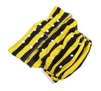 Homoyoyo Adjustable Leak-Proof Reusable Adult Cloth Diaper with Printed Design, Comfortable Water-Absorbing Incontinence Sanitary Pants for Elderly, Washable Flexible Protective Underwear