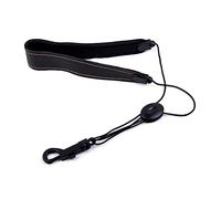 Homoyoyo Adjustable Leather Saxophone Strap for Tenor Alto Soprano Comfortable Breathable Design Suitable for All Ages