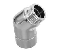 Homoyoyo Adjustable Shower Head Elbow Adapter with Brass Extender Swivel Mount for Handheld Showers Compatible with Standard Bathroom Systems