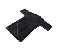 Homoyoyo Adjustable Tie Black Salon Client Gown Hair Dyeing Cape for Haircut and Makeup Large Coverage Hairdressing Robe for Barber and Beauty Salon Use