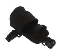 Homoyoyo Adjustable Walker Cup Holder with Hook and Loop Strap, Anti-slip Cloth Organizer for Wheelchair and Mobility Aids, Portable Water Bottle Storage Rack Suitable for Indoor
