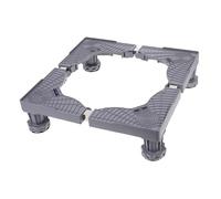 Homoyoyo Adjustable Washing Machine Base Stand Fridge Stand Mini Appliance Holder 1 Piece Gray Support for Increased Height