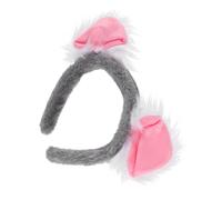 Homoyoyo Adorable Koala Bear Ears Headband for Women Girls Soft Face Washing Hair Band Bear Ears Pink
