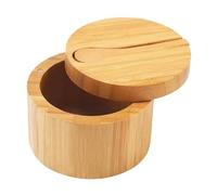 Homoyoyo Airtight Spice Jar with Rotating Magnetic Lid Kitchen Storage Container for Sugar Salt and Seasonings for Home and Outdoor Use Easy to Clean and Space Saving