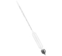 Homoyoyo Alcohol Hydrometer Glass Alcohol for Wine Making Beginners Portable Reusable Wine Brewing Tool