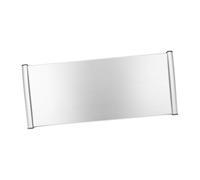 Homoyoyo Aluminum Alloy Office Name Plate Holder with Curved Slot for Wall Mount Blank DIY Door Sign for Easy Label Replacement Visible Department Signage for Improved Navigation