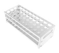 Homoyoyo Aluminum Test Tube Rack with Solid Construction and Lightweight Design, Laboratory and School Tube Holder Organiser for Secure Storage and Easy Handling