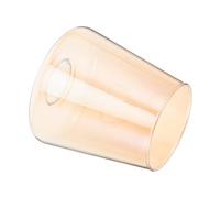 Homoyoyo Amber Cylinder Glass Lamp Shade Replacement for Sockets Heat Resistant Glass Cover with Hole Compatible with Chandelier Wall Sconce Pendant and Table Light Fixtures Easy to Clean