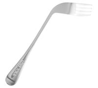 Homoyoyo Angled Feeding Fork for Left Handed Use, Metal Auxiliary Fork for Disabled and Elderly, Curved Tableware Eating Aid for Bedridden Patients and Daily Living Assistance