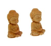 Homoyoyo Antique Buddha Keychain - Handcrafted Sandalwood Key Ring Pendant for Bags & Accessories - Unique for Spirituality Lovers and Home Decor Vintage Style