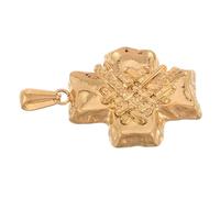 Homoyoyo Antique Cross Charms Pendants Durable Stainless Steel Crucifix Jewelry Making Accessories Chic Religious Cross for DIY Necklace Bracelet Design Unique Crafting Supplies