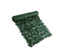 Homoyoyo Artificial Leaf Fence Panel 0.5x1m Dark Green Simulated Vine Privacy Screen Garden Fence Ornament Balcony Decoration