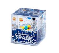 Homoyoyo Astronaut Liquid Quicksand Decor Desktop Ornament, Square Floating Liquid Sand Sculpture for Home and Office Decoration