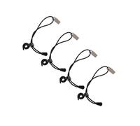 Homoyoyo Backdrop Clips Minimalist Contemporary Design Black Nylon for Photos and Clothes 4 Pcs with Strong Grip Suitable for Multiple Scenes and Background Support Equipment