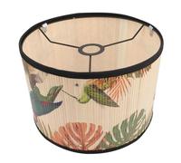 Homoyoyo Bamboo Lamp Shades Retro Pendant Light Shade E27 Model Softens Light Comfortable for Eyes Elegant Home Decoration for Hotels and Guesthouses