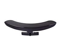 Homoyoyo Banjo in Black Armrest with Mirror Finish Replacement Zinc Alloy Single Leg Design Suitable for Restoration with Two Apart Rim Hooks of Vintage Model Banjos