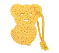 Homoyoyo Bath Sponge Cartoon Shape Soft Bathing Brush with Wood Pulp Fiber Gentle Delicate Skin Quick Soften Rich Bubble Maker for Newborns and Bath Fun